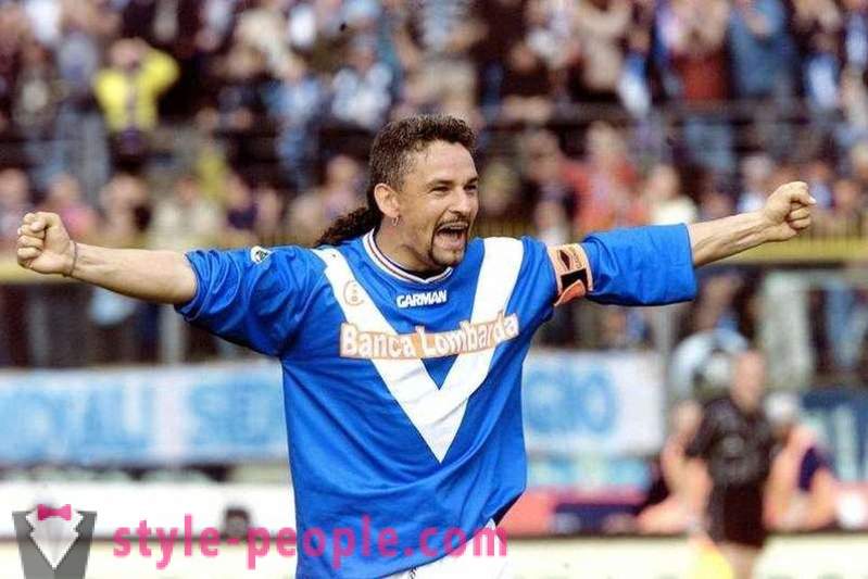 Roberto Baggio: biografija, starši in družina, športna kariera, zmag in dosežkov, fotografije