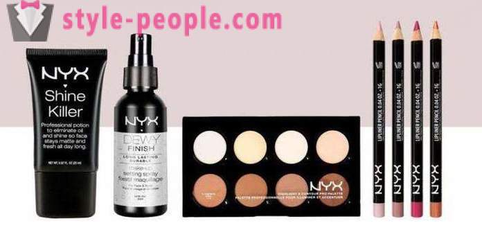 NYX Cosmetics: sredstva za povratne informacije, da make-APA iz 