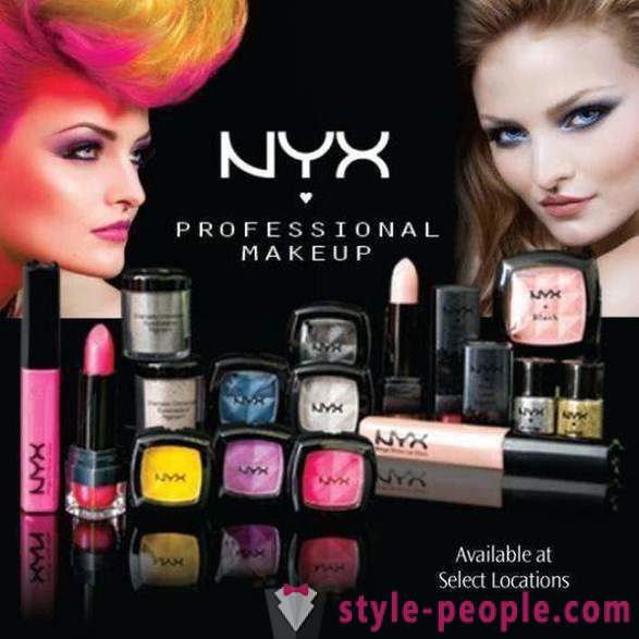 NYX Cosmetics: sredstva za povratne informacije, da make-APA iz 