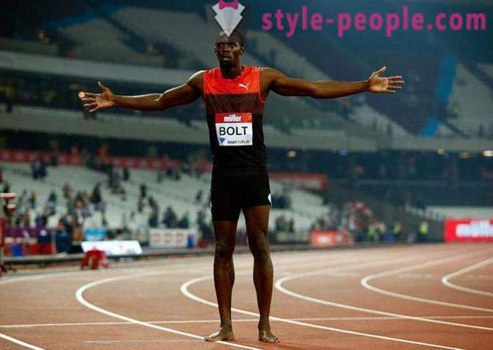 Usain Bolt: največja hitrost superzvezdniki v atletiki
