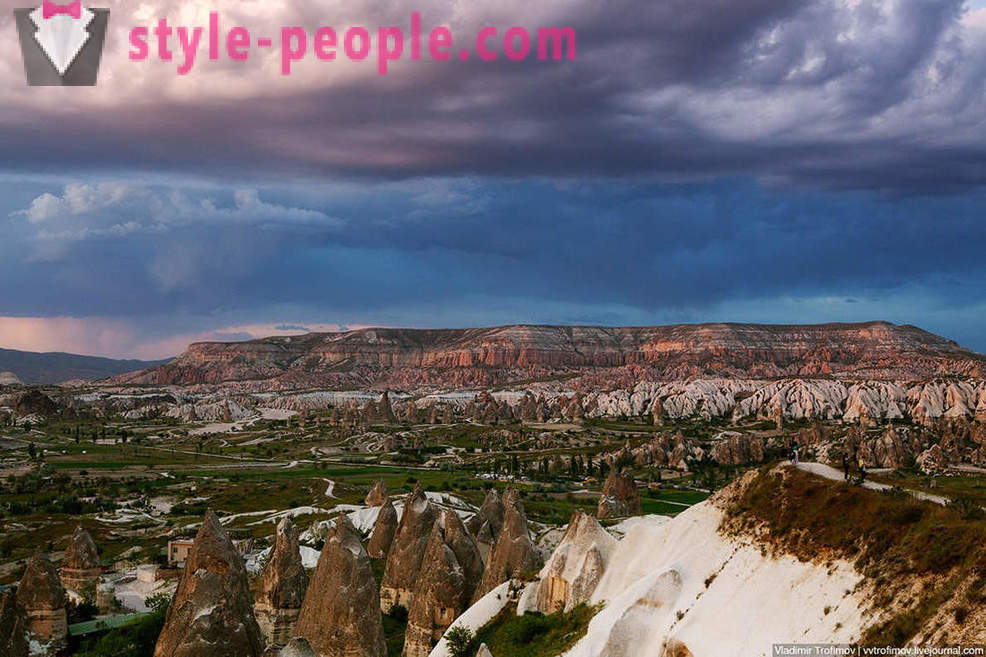 Kapadokija je pogled iz ptičje perspektive