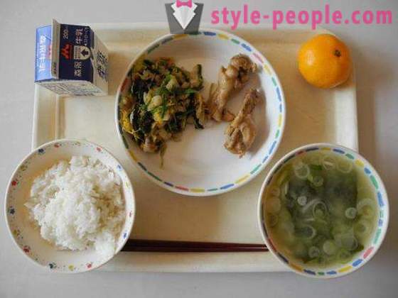 Hrana v sistemu japonski izobraževanja
