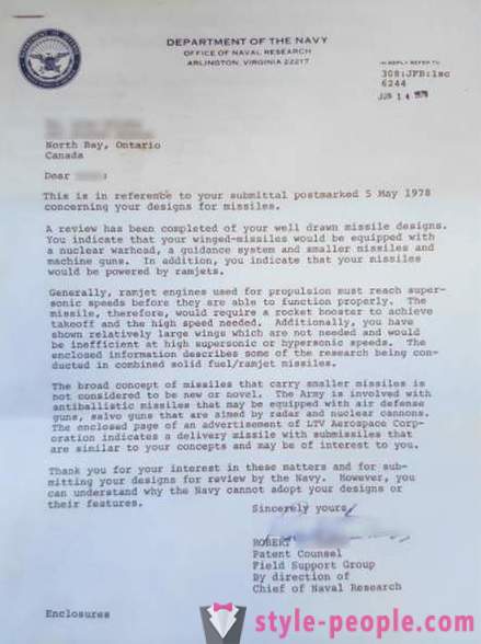 Pentagon je odgovorila na pismo 40 let kasneje