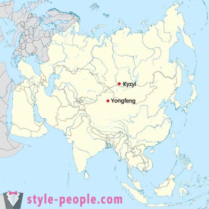Rusija in Kitajska, kjer je tudi geografsko središče Azije?