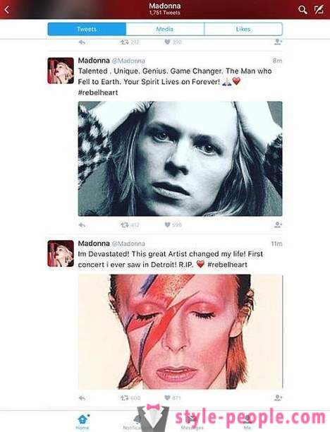 Ventilatorji slovo od David Bowie