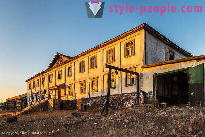Zapuščena vasica Chukchi Valkumey