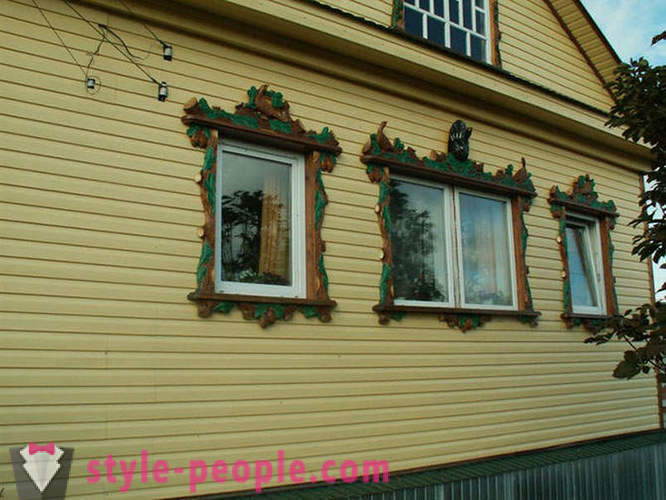 Kaj pogovor okno okvirji ruske hiše