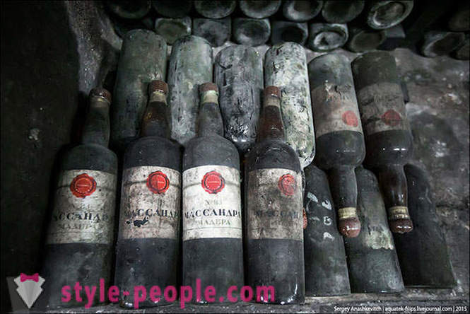 Slavni Massandra zbirka vino