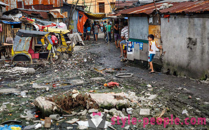 Življenje v slumih Manile