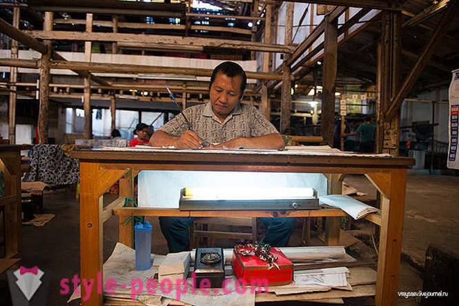 Kako narediti batik v Indoneziji
