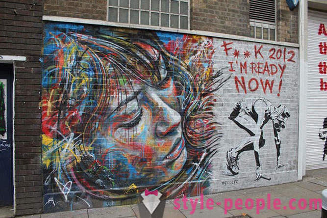 Primeri neverjetno street art David Walker