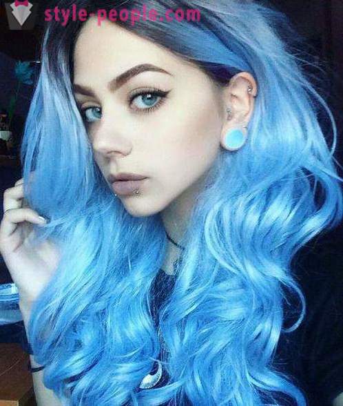 Dekle z modro las: značilnosti, opisi in zanimivih dejstev