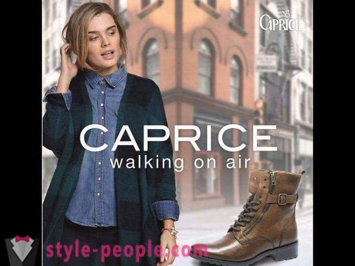 Caprice čevlji podjetja: ocene strank, model in proizvajalca
