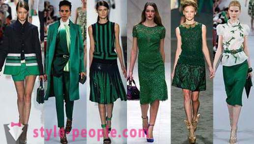 Barva Smaragdna: kaj pravilno kombinirati oblačila