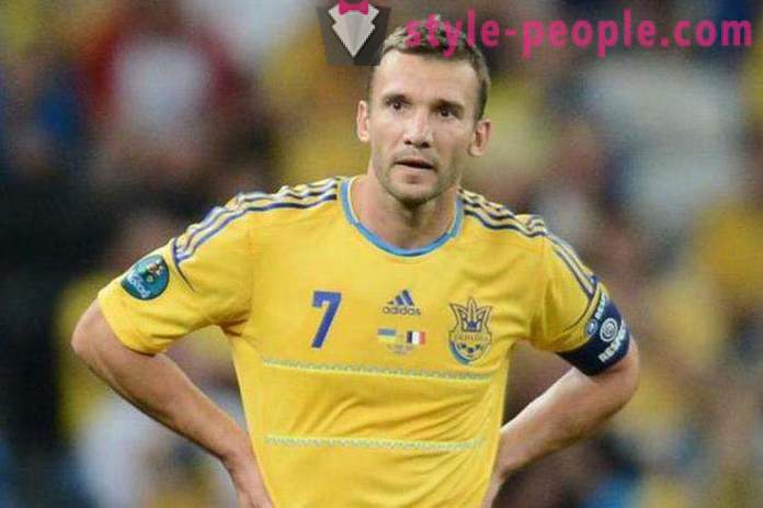 Nogometaš Andriy Shevchenko: biografija, osebno življenje, športna kariera