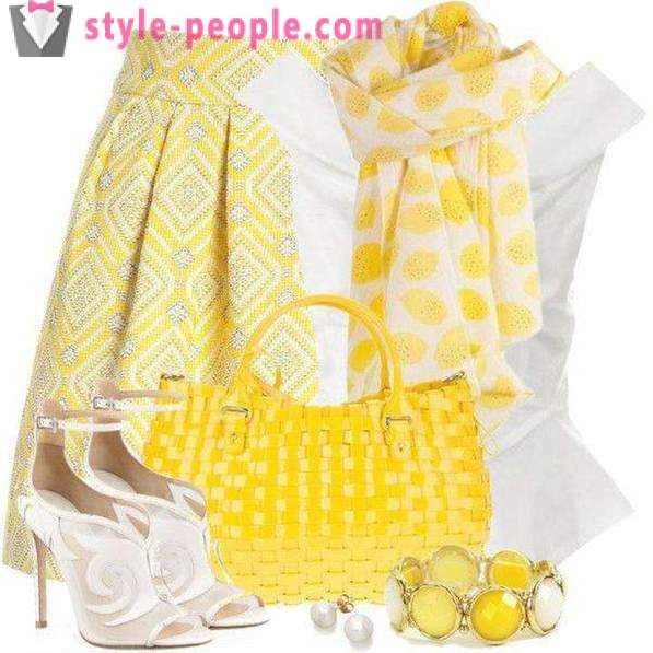 Barva Lemon v oblačilih. Od česa nositi barve limone?