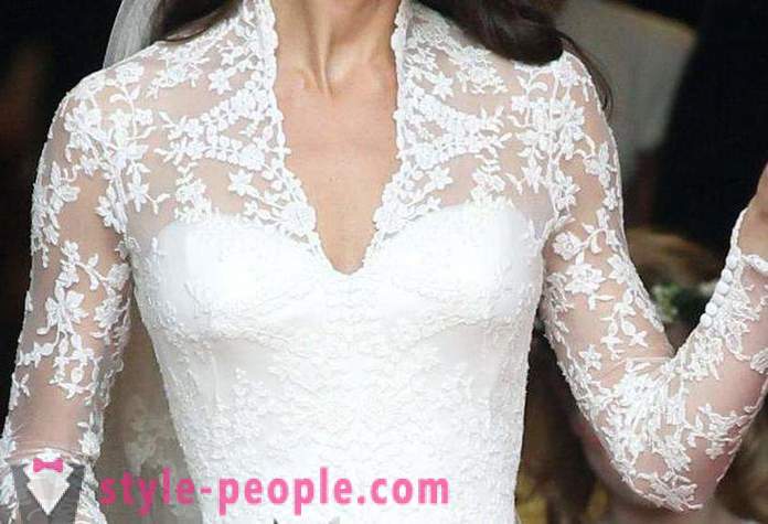 Poročna obleka Kate Middleton: opis, cena