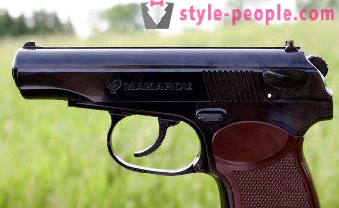 TTX Makarov pištola. pištolo aparati Makarova