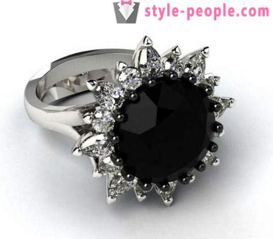 Črna diamant nakit, ki se uporablja? Obroč z Black Diamond